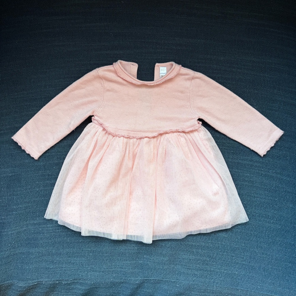 Mayoral Pink Long Sleeve Dress